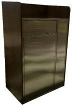 Contenedor MADERA INOX FUNO de acero inoxidable y MDF